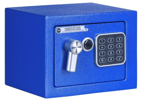 Yale Mini Electronic Safe Blue Sejf podstawowy YSV mini niebieski Yale Yale Mini Electronic Safe Blue Sejf podstawowy YSV mini niebieski Yale