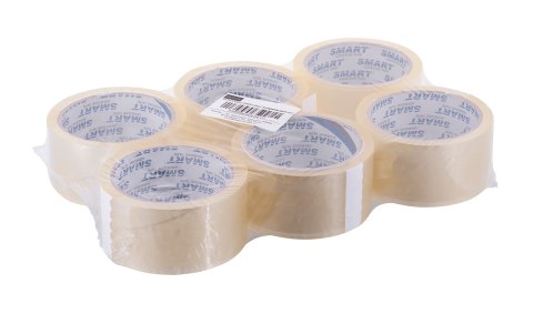 BSTech Taśma SMART Akryl Transparent 48mmx60m 6 szt w zestawie BESTPAK BSTech Taśma SMART Akryl Transparent 48mmx60m 6 szt w zestawie BESTPAK