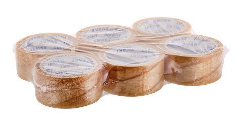 BSTech taśma klejąca Solvent Transparent 48mmx66m 6 szt BESTPAK BSTech taśma klejąca Solvent Transparent 48mmx66m 6 szt BESTPAK