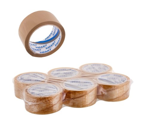 BSTech taśma klejąca Solvent Transparent 48mmx66m 6 szt BESTPAK BSTech taśma klejąca Solvent Transparent 48mmx66m 6 szt BESTPAK