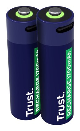 Baterie AA Trust USB-C RECHARGEABLE BATTERIES 2P Trust
