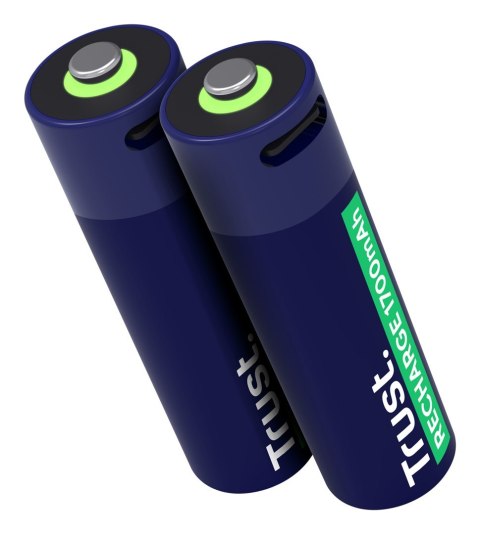 Baterie AA Trust USB-C RECHARGEABLE BATTERIES 2P Trust Baterie AA Trust USB-C RECHARGEABLE BATTERIES 2P Trust