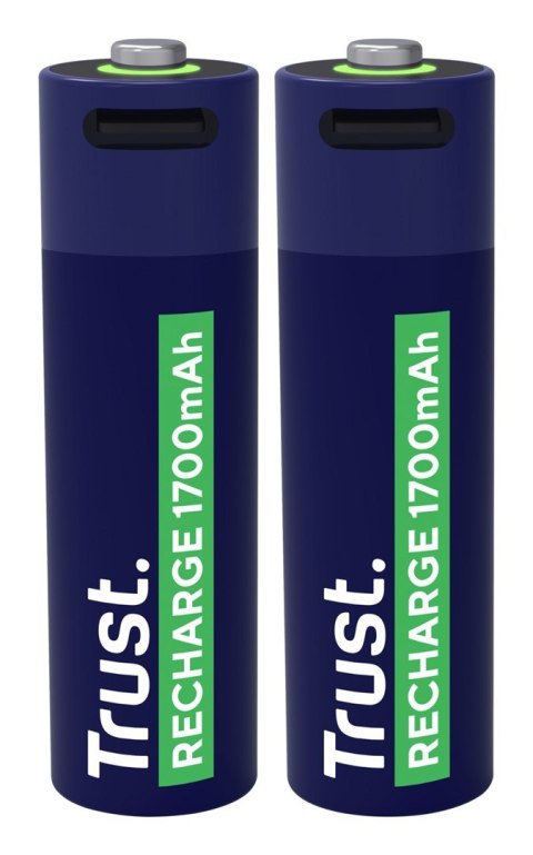 Baterie AA Trust USB-C RECHARGEABLE BATTERIES 2P Trust Baterie AA Trust USB-C RECHARGEABLE BATTERIES 2P Trust