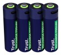 Baterie AA Trust USB-C RECHARGEABLE BATTERIES 4P Trust