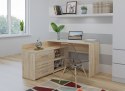 Biurko narożne + komoda DANY 120x50xH76 sonoma TOP E SHOP