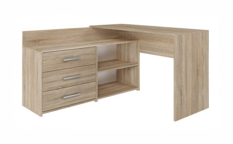 Biurko narożne + komoda DANY 120x50xH76 sonoma TOP E SHOP Biurko narożne + komoda DANY 120x50xH76 sonoma TOP E SHOP
