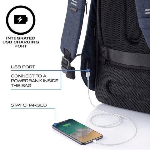 XD DESIGN PLECAK ANTYKRADZIEŻOWY BOBBY HERO XL GRANATOWY P/N: P705.715 XD DESIGN XD DESIGN PLECAK ANTYKRADZIEŻOWY BOBBY HERO XL GRANATOWY P/N: P705.715 XD DESIGN