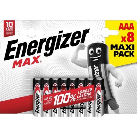 ENERGIZER BATERIE MAX AAA LR03 /8 ECO ENERGIZER ENERGIZER BATERIE MAX AAA LR03 /8 ECO ENERGIZER
