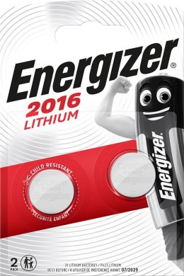 ENERGIZER BATERIE SPECJALISTYCZNA LITHIUM CR2016 2 SZTUKI 3V ENERGIZER
