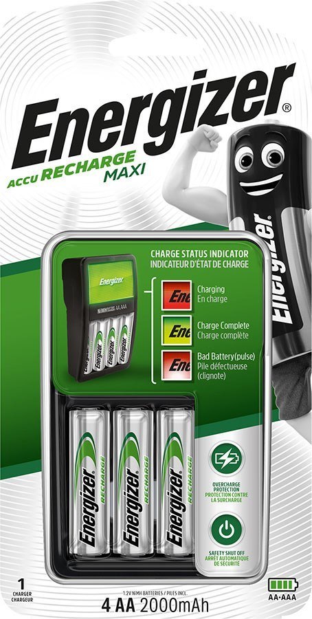 ENERGIZER ŁADOWARKA MAXI+4AA ACCU HR6 POW+ 2000mAh ENERGIZER