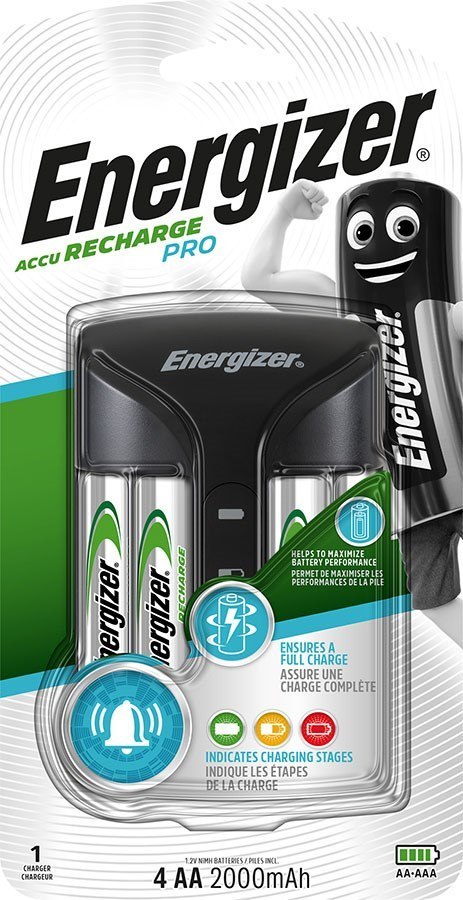 ENERGIZER ŁADOWARKA PRO+4AA ACU HR6 POW+ 2000mAh ENERGIZER ENERGIZER ŁADOWARKA PRO+4AA ACU HR6 POW+ 2000mAh ENERGIZER