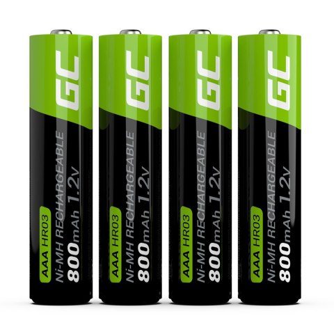 GREEN CELL AKUMULATORKI PALUSZKI 4X AAA R3 800MAH Green Cell GREEN CELL AKUMULATORKI PALUSZKI 4X AAA R3 800MAH Green Cell