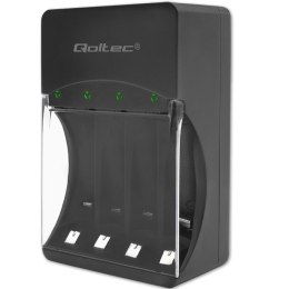 QOLTEC ŁADOWARKA DO AKUMULATORKÓW NI-MH TYPU R03/AAA R06/AA | 300MA Qoltec