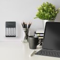 QOLTEC ŁADOWARKA DO AKUMULATORKÓW NI-MH TYPU R03/AAA R06/AA | 300MA Qoltec