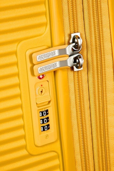 Walizka duża American Tourister Soundbox - golden yellow AMERICAN TOURISTER Walizka duża American Tourister Soundbox - golden yellow AMERICAN TOURISTER