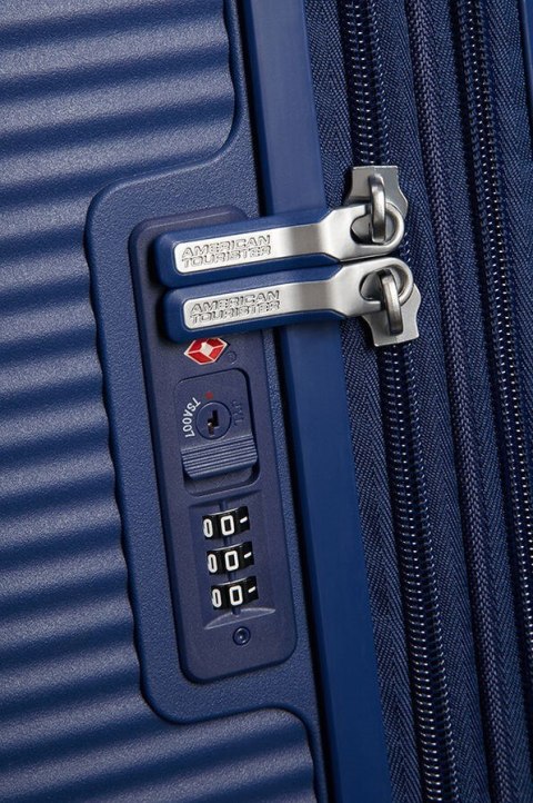 Walizka duża American Tourister Soundbox - midnight navy AMERICAN TOURISTER Walizka duża American Tourister Soundbox - midnight navy AMERICAN TOURISTER