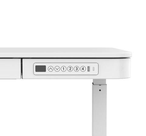 Biurko ACTIVEJET z elektryczną regulacją wysokości 140x70 ET119W-C biały Activejet Biurko ACTIVEJET z elektryczną regulacją wysokości 140x70 ET119W-C biały Activejet