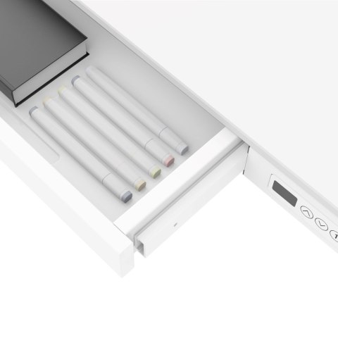 Biurko ACTIVEJET z elektryczną regulacją wysokości 140x70 ET119W-C biały Activejet Biurko ACTIVEJET z elektryczną regulacją wysokości 140x70 ET119W-C biały Activejet