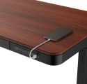 Biurko ACTIVEJET z elektryczną regulacją wysokości 140x70 ET119W-C czarny/orzech Activejet