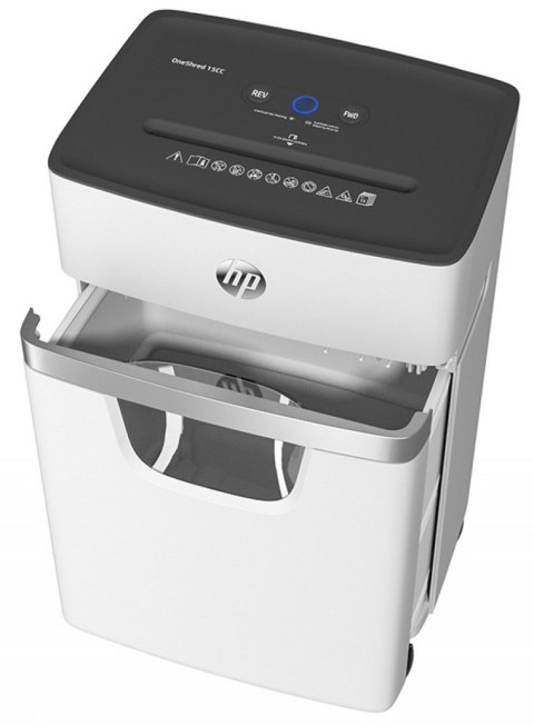 HP Niszczarka ONESHRED 15CC, 20L jasnoszara Hewlett-Packard HP Niszczarka ONESHRED 15CC, 20L jasnoszara Hewlett-Packard