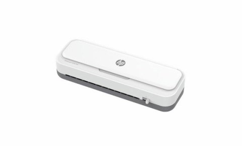 HP ONELAM Laminator 400 A4, na zimno/ciepło, zintegrowany trymer, zaokrąglacz rogów, prędkość 40cm/min + 15 folii: 3xA4, 4xA5, 4 Hewlett-Packard