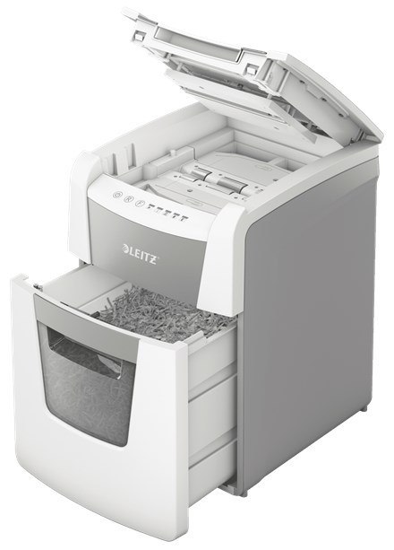 Leitz Niszczarka IQ AutoFeed 100, P4, 100 kartek, 34 l kosz LEITZ Leitz Niszczarka IQ AutoFeed 100, P4, 100 kartek, 34 l kosz LEITZ