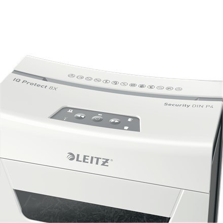 Leitz Niszczarka IQ Protect Premium 8X, P4, 8 kartek, 14 l kosz LEITZ Leitz Niszczarka IQ Protect Premium 8X, P4, 8 kartek, 14 l kosz LEITZ