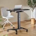 MACLEAN MOBILNE BIURKO STOLIK NA LAPTOP CZARNE MC-453B Maclean
