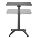 MACLEAN MOBILNE BIURKO STOLIK NA LAPTOP CZARNE MC-453B Maclean