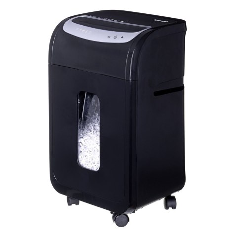 Niszczarka Activejet ASH-2502C, P-4, 28 l, ścinki 4x40 mm, czarna Activejet Niszczarka Activejet ASH-2502C, P-4, 28 l, ścinki 4x40 mm, czarna Activejet