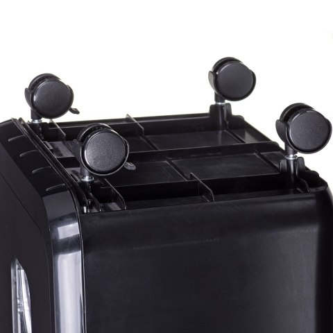 Niszczarka Activejet ASH-2502C, P-4, 28 l, ścinki 4x40 mm, czarna Activejet Niszczarka Activejet ASH-2502C, P-4, 28 l, ścinki 4x40 mm, czarna Activejet