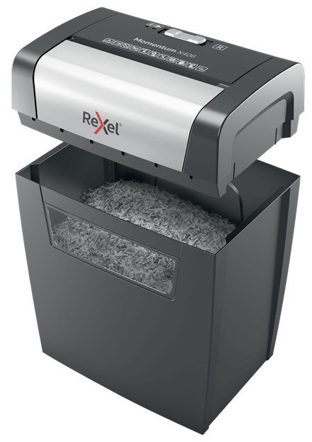 Rexel Niszczarka Momentum X406, 6 kartek, 15 l kosz REXEL Rexel Niszczarka Momentum X406, 6 kartek, 15 l kosz REXEL