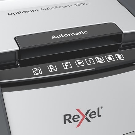 Rexel Niszczarka Optimum AutoFeed+ 130M, (P-5), 130 kartek, 44 l kosz REXEL Rexel Niszczarka Optimum AutoFeed+ 130M, (P-5), 130 kartek, 44 l kosz REXEL