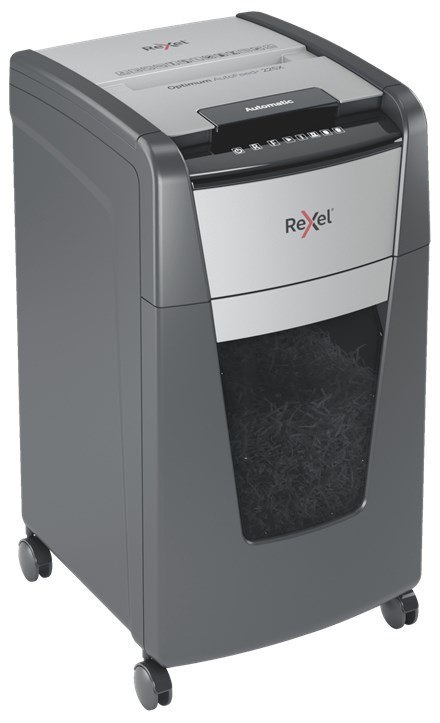 Rexel Niszczarka Optimum AutoFeed+ 225X, (P-4), 225 kartek, 60 l kosz REXEL Rexel Niszczarka Optimum AutoFeed+ 225X, (P-4), 225 kartek, 60 l kosz REXEL