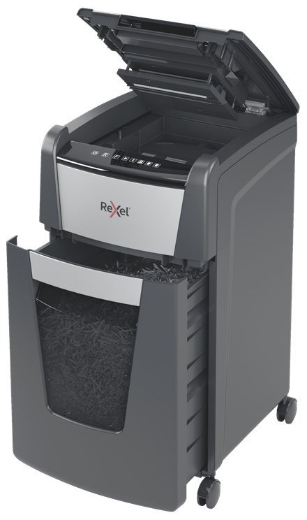 Rexel Niszczarka Optimum AutoFeed+ 225X, (P-4), 225 kartek, 60 l kosz REXEL Rexel Niszczarka Optimum AutoFeed+ 225X, (P-4), 225 kartek, 60 l kosz REXEL