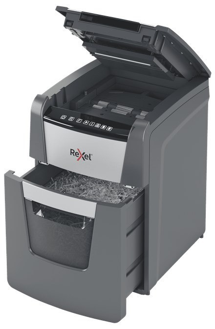 Rexel Niszczarka Optimum AutoFeed+ 90X, (P-4), 90 kartek, 34 l kosz REXEL Rexel Niszczarka Optimum AutoFeed+ 90X, (P-4), 90 kartek, 34 l kosz REXEL