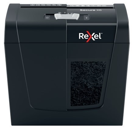 Rexel Niszczarka Secure X6, (P-4), 6 kartek, 10 l kosz REXEL Rexel Niszczarka Secure X6, (P-4), 6 kartek, 10 l kosz REXEL