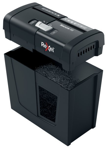 Rexel Niszczarka Secure X6, (P-4), 6 kartek, 10 l kosz REXEL Rexel Niszczarka Secure X6, (P-4), 6 kartek, 10 l kosz REXEL