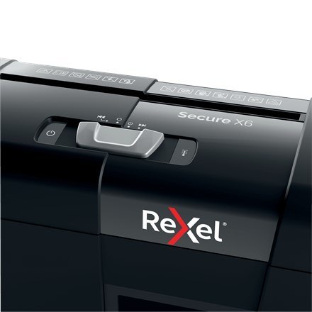 Rexel Niszczarka Secure X6, (P-4), 6 kartek, 10 l kosz REXEL Rexel Niszczarka Secure X6, (P-4), 6 kartek, 10 l kosz REXEL