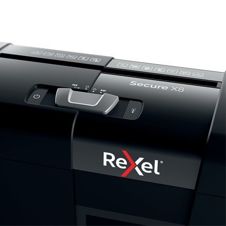 Rexel Niszczarka Secure X8 (P-4), 8 kartek, 14 l kosz REXEL Rexel Niszczarka Secure X8 (P-4), 8 kartek, 14 l kosz REXEL