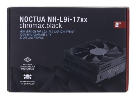Chłodzenie CPU NOCTUA NH-L9i-17xx Chromax Black Noctua Chłodzenie CPU NOCTUA NH-L9i-17xx Chromax Black Noctua