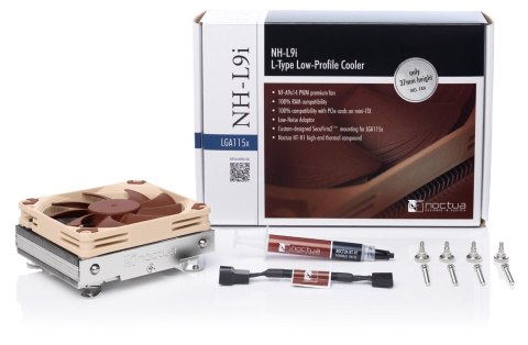 Chłodzenie CPU NOCTUA NH-L9i Intel Low Profile 37mm Noctua Chłodzenie CPU NOCTUA NH-L9i Intel Low Profile 37mm Noctua