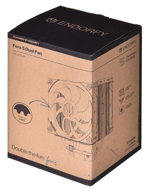 Chłodzenie powietrzne ENDORFY Fera 5 Dual Fan ENDORFY Chłodzenie powietrzne ENDORFY Fera 5 Dual Fan ENDORFY