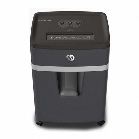 HP Niszczarka PRO SHREDDER 18CC, ścinki, P-4, 18 kart., 25l, ciemnoszara Hewlett-Packard HP Niszczarka PRO SHREDDER 18CC, ścinki, P-4, 18 kart., 25l, ciemnoszara Hewlett-Packard