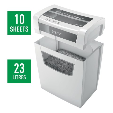 Leitz Niszczarka IQ Home Office P4, 10 kartek, 23 l kosz LEITZ Leitz Niszczarka IQ Home Office P4, 10 kartek, 23 l kosz LEITZ