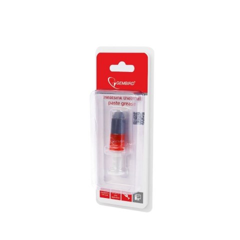 Pasta termoprzewodząca do procesora GEMBIRD TG-G1.5-01 (1,5g) GEMBIRD Pasta termoprzewodząca do procesora GEMBIRD TG-G1.5-01 (1,5g) GEMBIRD