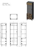 Witryna 1D SOUL 192/60/45 Cama MEBLE