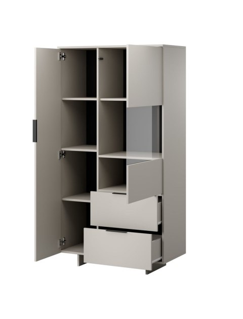 Witryna ALMA 90x41,5xH170 kaszmir Cama MEBLE Witryna ALMA 90x41,5xH170 kaszmir Cama MEBLE
