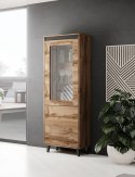 Witryna NORD 60x38x182,5 dąb wotan/antracyt Cama MEBLE