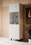 Witryna PAFOS 60x40x182 biały mat Cama MEBLE